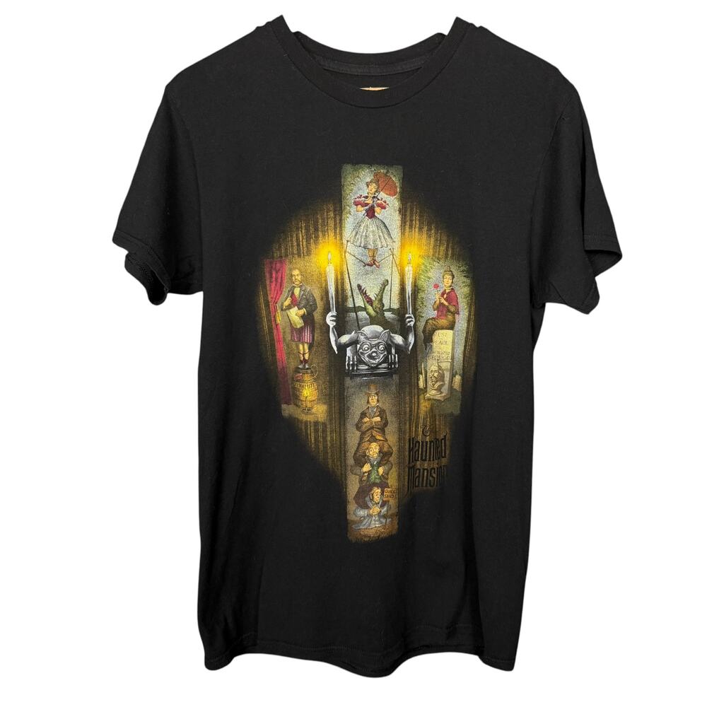 Disney Haunted Mansion Black Men's Medium T Shirt Ghosts Halloween Disneyland